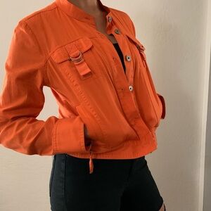 Calvin Klein Orange Utility Jacket